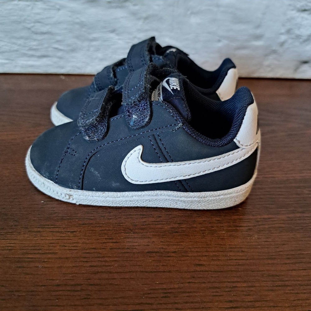 Nike Court Royale TD Toddler Shoes Midnight Navy White 833537-400 Size 5C - Picture 3 of 6